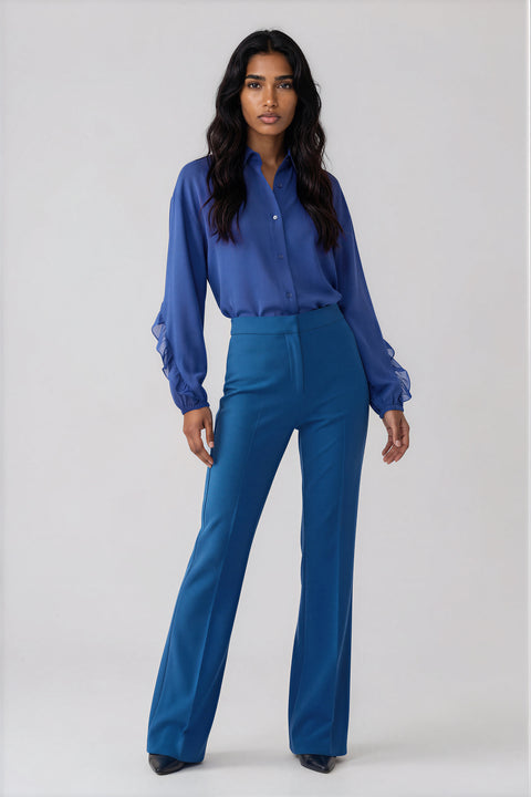 Sleeve Ruffle Blouse
