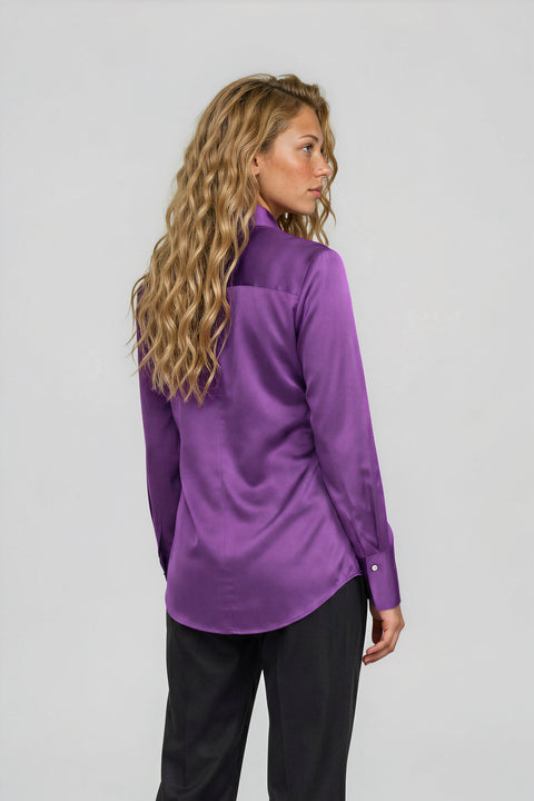 Satin Ruched Shirt