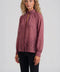 Printed Reversible Mock Neck Blouse